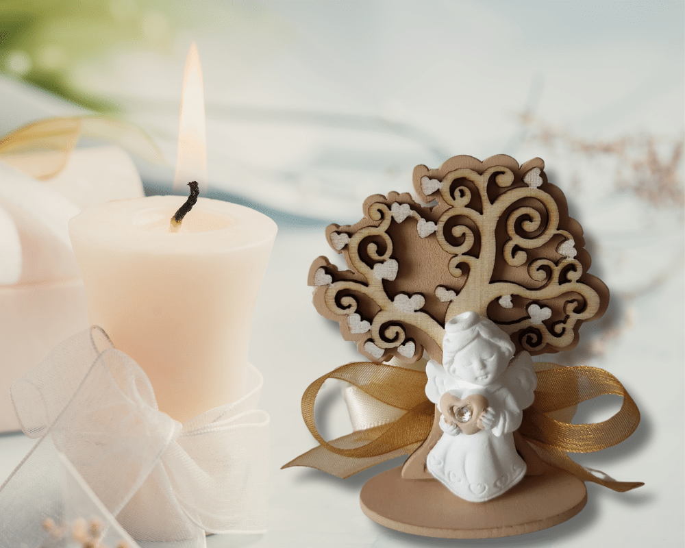 Albero della Vita con Angioletto - Idea bomboniera comunione