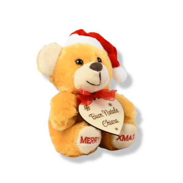 Peluche Natalizio Personalizzabile con Nome e Decori